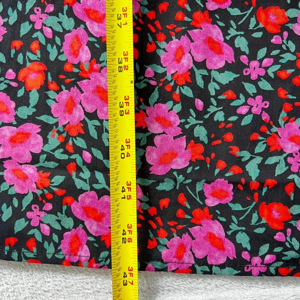 Socialite Pink & Red Floral Keyhole & Slit Cutout Midi Sundress MP Whimsigoth - Picture 9 of 10